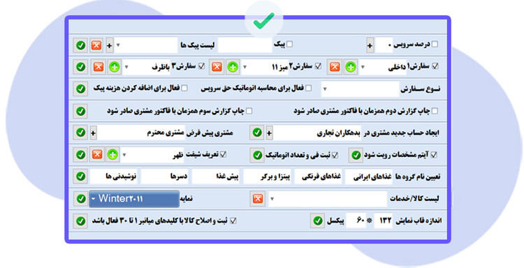 حسابداری رستوران