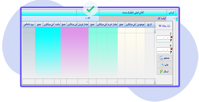 حسابداری گوشت فروشی